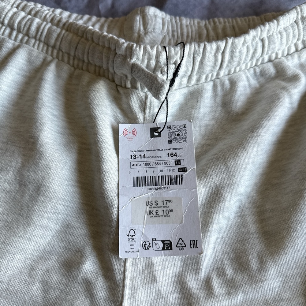 Zara Kids Cream Shorts